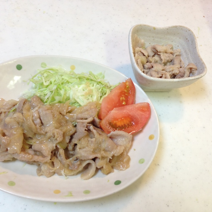 取り分け 豚肉の生姜焼き レシピ 作り方 By たぐはる6063 楽天レシピ